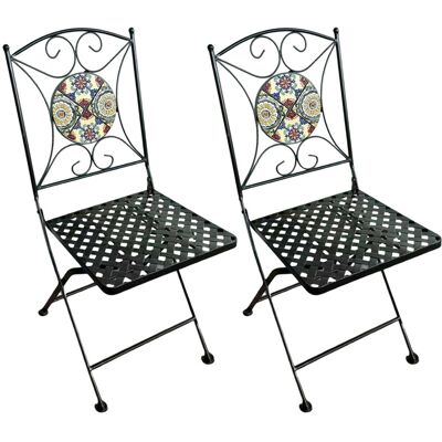 AXI Camilla Bistro Stoelen opklapbaar Yellow Breeze – Set 2 stuks AXI Camilla Bistro Stoelen opklapbaar Yellow Breeze – Set 2 stuks