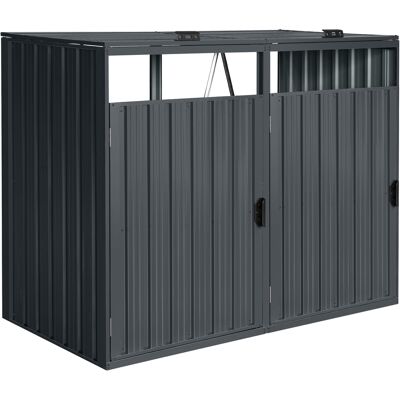AXI Owen metalen Containerombouw Antraciet - 2 containers AXI Owen metalen Containerombouw Antraciet - 2 containers