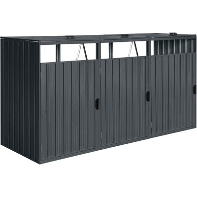 AXI Owen metalen Containerombouw Antraciet - 3 containers AXI Owen metalen Containerombouw Antraciet - 3 containers