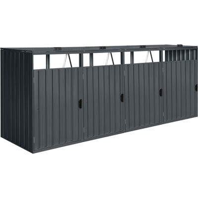 AXI Owen metalen Containerombouw Antraciet - 4 containers AXI Owen metalen Containerombouw Antraciet - 4 containers