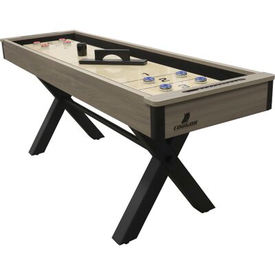 Cougar Mason American Shuffleboard Tafel Eiken/Zwart Cougar Mason American Shuffleboard Tafel Eiken/Zwart