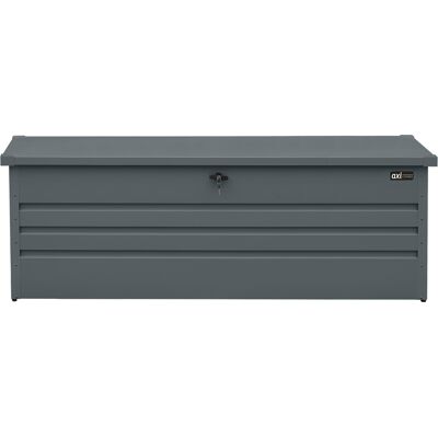 AXI Miles metalen Opbergbox 1000 Antraciet - 185x82x75cm AXI Miles metalen Opbergbox 1000 Antraciet - 185x82x75cm