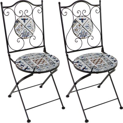 AXI Amélie Bistrostoelen opklapbaar Zachtblauw – Set 2 stuks AXI Amélie Bistrostoelen opklapbaar Zachtblauw – Set 2 stuks