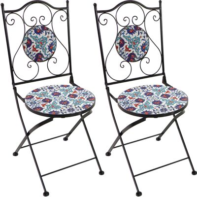 AXI Amélie Bistrostoelen opklapbaar Helderblauw – Set 2 stuks AXI Amélie Bistrostoelen opklapbaar Helderblauw – Set 2 stuks