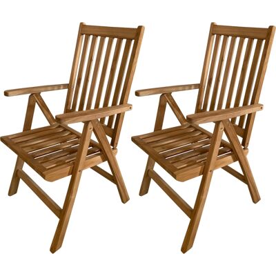 AXI Nuria Teak Verstelbare Tuinstoelen – Set 2 stuks AXI Nuria Teak Verstelbare Tuinstoelen – Set 2 stuks