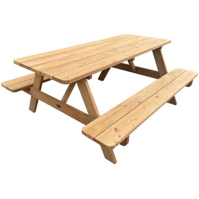 AXI Jean Picknicktafel van hout Thermowood 180 x 150 cm – Bruin AXI Jean Picknicktafel van hout Thermowood 180 x 150 cm – Bruin
