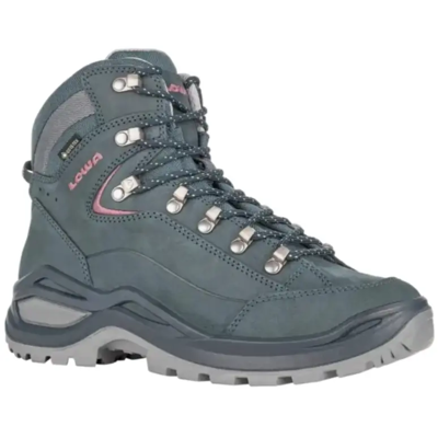 Lowa Renegade Evo GTX Mid Dames (321916) - staalblauw/oude roos Lowa Renegade Evo GTX Mid Dames (321916) - staalblauw/oude roos