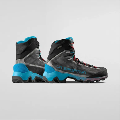 La Sportiva Aequilibrium Hike GTX Wandelschoen Dames (Maat - 41,5, Kleur - Carbon/Malibu Blue) La Sportiva Aequilibrium Hike GTX Wandelschoen Dames (Maat - 41,5, Kleur - Carbon/Malibu Blue)