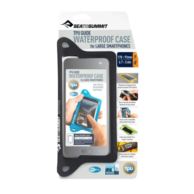 Sea to Summit TPU Guide Waterproof Case XL for Smartphones (Maat - L, Kleur - BLACK) Sea to Summit TPU Guide Waterproof Case XL for Smartphones (Maat - L, Kleur - BLACK)