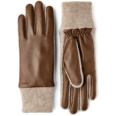 Hestra Jeanne Handschoen Dames (Maat - 7, Kleur - Light brown) Hestra Jeanne Handschoen Dames (Maat - 7, Kleur - Light brown)