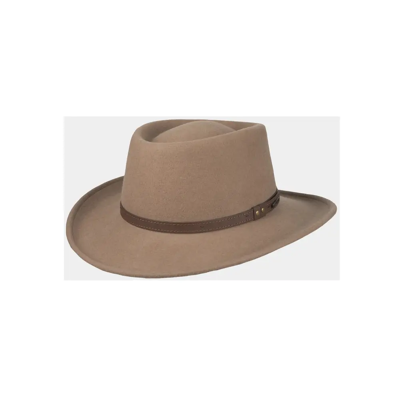 Hatland Domenic Wool Felt Hat (Maat - S, Kleur - Beige) Hatland Domenic Wool Felt Hat (Maat - S, Kleur - Beige)