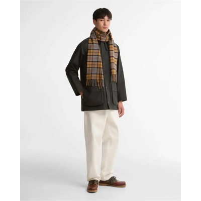 Barbour Tartan Lambswool Scarf (Maat - OS, Kleur - Dk Dress Tartan) Barbour Tartan Lambswool Scarf (Maat - OS, Kleur - Dk Dress Tartan)