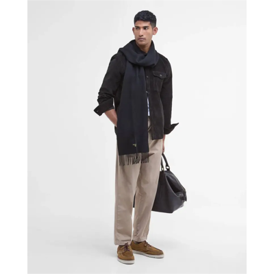Barbour Plain Lambswool Scarf (Maat - OS, Kleur - BLACK) Barbour Plain Lambswool Scarf (Maat - OS, Kleur - BLACK)