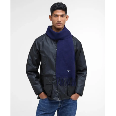 Barbour Plain Lambswool Scarf (Maat - OS, Kleur - Navy) Barbour Plain Lambswool Scarf (Maat - OS, Kleur - Navy)