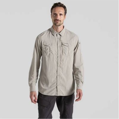Craghoppers NosiLife Adventure LS Shirt III Heren (Maat - M, Kleur - Parchment) Craghoppers NosiLife Adventure LS Shirt III Heren (Maat - M, Kleur - Parchment)