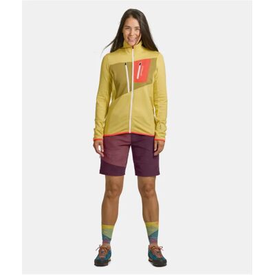 Ortovox Fleece Grid Jacket Women's (Maat - XL, Kleur - Deep-Ocean) Ortovox Fleece Grid Jacket Women's (Maat - XL, Kleur - Deep-Ocean)