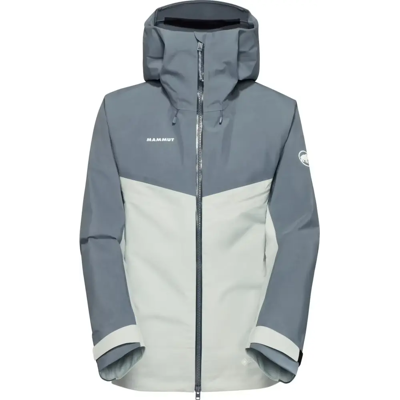 Mammut Crater IV HS Hooded Jacket Women (Maat - S, Kleur - Silver Sage-Strata) Mammut Crater IV HS Hooded Jacket Women (Maat - S, Kleur - Silver Sage-Strata)