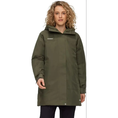 Mammut Treeline Waterdichte Thermo Hooded Parka Dames (Maat - M, Kleur - Dark Marsh) Mammut Treeline Waterdichte Thermo Hooded Parka Dames (Maat - M, Kleur - Dark Marsh)