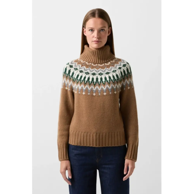 Bogner Ingrid Cashmere Coltrui Dames (Maat - 34, Kleur - Hazel/Grey/Off-White) Bogner Ingrid Cashmere Coltrui Dames (Maat - 34, Kleur - Hazel/Grey/Off-White)