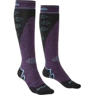 Bridgedale Midweight Merino Endurance Lange Skisokken Dames (Maat - S, Kleur - Black/purple) Bridgedale Midweight Merino Endurance Lange Skisokken Dames (Maat - S, Kleur - Black/purple)