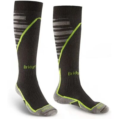 Bridgedale Bridgedal Midweight+ Merino Endurance Lange Skisokken Heren (Maat - XL, Kleur - Gunmetal/Stone) Bridgedale Bridgedal Midweight+ Merino Endurance Lange Skisokken Heren (Maat - XL, Kleur - Gunmetal/Stone)