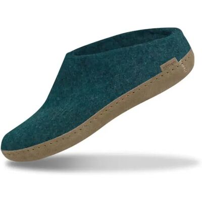 Glerups Slip-On with Leather Sole (Maat - 45, Kleur - Petrol) Glerups Slip-On with Leather Sole (Maat - 45, Kleur - Petrol)