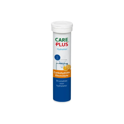 Care Plus Carbohydrate Electrolyte Bruistabletten 20 Stuks (Maat - 20, Kleur - Orange) Care Plus Carbohydrate Electrolyte Bruistabletten 20 Stuks (Maat - 20, Kleur - Orange)