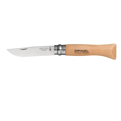 Opinel RVS N°06 Zakmes (Maat - OS, Kleur - Stainless Steel) Opinel RVS N°06 Zakmes (Maat - OS, Kleur - Stainless Steel)