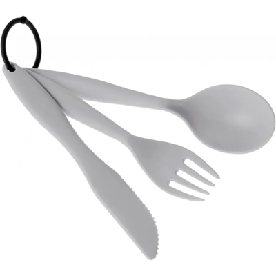 GSI Outdoors Tekk Bestekset 3pc (Kleur - Gray) GSI Outdoors Tekk Bestekset 3pc (Kleur - Gray)