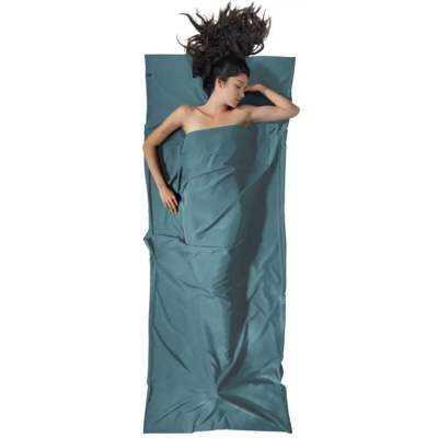Cocoon Travelsheet, 100% Lyocell (Maat - 220 x 90 cm, Kleur - Eucalyptus green) Cocoon Travelsheet, 100% Lyocell (Maat - 220 x 90 cm, Kleur - Eucalyptus green)