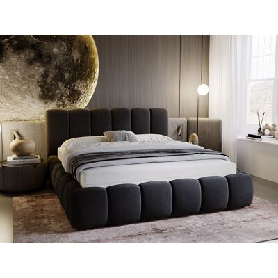Cloud - Cloud - Fluweel - Zwart - Bed Cloud - Cloud - Fluweel - Zwart - Bed
