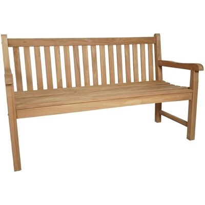 BUITEN living Genua 3-zits tuinbank teakhout 150cm BUITEN living Genua 3-zits tuinbank teakhout 150cm