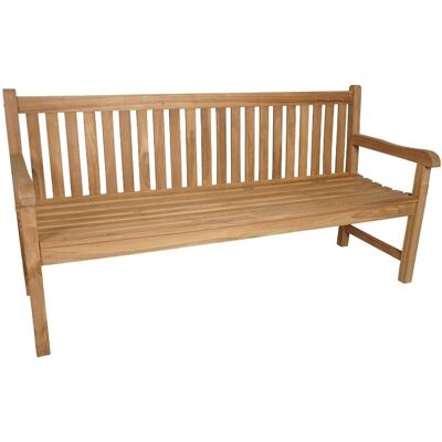 BUITEN living Genua 3-zits tuinbank teakhout 180cm BUITEN living Genua 3-zits tuinbank teakhout 180cm