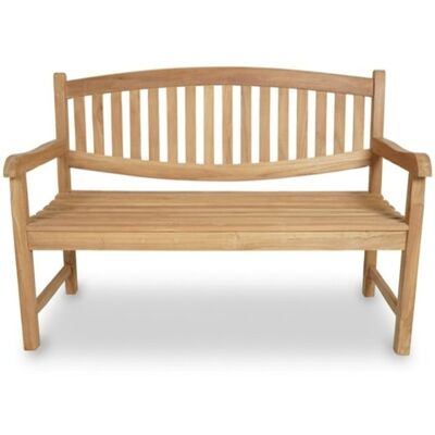 BUITEN living Lille 2-zits tuinbank teakhout Natural Teak 120cm BUITEN living Lille 2-zits tuinbank teakhout Natural Teak 120cm
