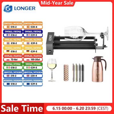 LANGERE upgradekits met roterende rol voor lasergraveerder 360 ° Rotatie, instelbare 6-300 mm diameter voor RAY5 5W 10W 20W Laser B1 Se LONGER Rotary Roller Upgrade Kits LANGERE upgradekits met roterende rol voor lasergraveerder 360 ° Rotatie, instelbare 6-300 mm diameter voor RAY5 5W 10W 20W Laser B1 Se LONGER Rotary Roller Upgrade Kits