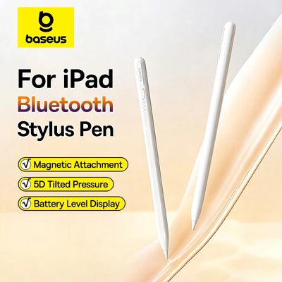Baseus Magnetische Stylus Pen voor Apple Pencil Bluetooth-verbinding voor iPad Pro Air Mini Palm Rejection Tilt Pressure Tablet Pen Baseus Magnetische Stylus Pen voor Apple Pencil Bluetooth-verbinding voor iPad Pro Air Mini Palm Rejection Tilt Pressure Tablet Pen