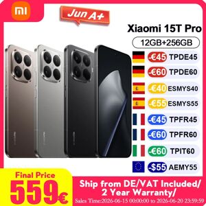 Globale versie Xiaomi 15T Pro Smartphone NFC 6.83" AMOLED scherm 50MP Leica triple camera Xiaomi mobiel 5G zonder oplader Xiaomi 15T Pro 12GB 256GB Globale versie Xiaomi 15T Pro Smartphone NFC 6.83" AMOLED scherm 50MP Leica triple camera Xiaomi mobiel 5G zonder oplader Xiaomi 15T Pro 12GB 256GB