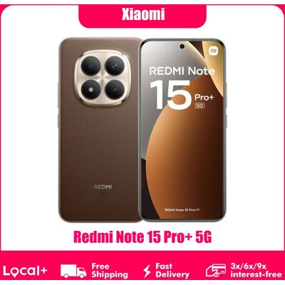 Xiaomi Redmi Note 15 Pro Plus 5G 8GB 12GB 256GB 512GB 6,83-inch NFC Snapdragon 7s Gen 4 200MP Dolby Atmos ® Camera Black Xiaomi Redmi Note 15 Pro Plus 5G 8GB 12GB 256GB 512GB 6,83-inch NFC Snapdragon 7s Gen 4 200MP Dolby Atmos ® Camera Black