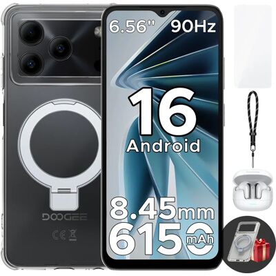 Globale versie DOOGEE Note 56 VIP Smartphone Android 16 6150mAh Grote Batterij 6.56'' Scherm 24GB 64GB 8MP Camera Mobiele Telefoon PLAIN Globale versie DOOGEE Note 56 VIP Smartphone Android 16 6150mAh Grote Batterij 6.56'' Scherm 24GB 64GB 8MP Camera Mobiele Telefoon PLAIN
