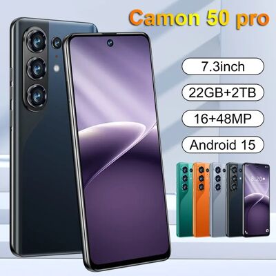 NONE CHOTOG Mobiele Telefoons C50 Pro Smartphone Android 5G 7.3 HD Mobiele Telefoon 22GB 2TB 7800mAh Octa Core Ontgrendeld Dual SIM 16+48MP Camera W33A-Grijs NONE CHOTOG Mobiele Telefoons C50 Pro Smartphone Android 5G 7.3 HD Mobiele Telefoon 22GB 2TB 7800mAh Octa Core Ontgrendeld Dual SIM 16+48MP Camera W33A-Grijs