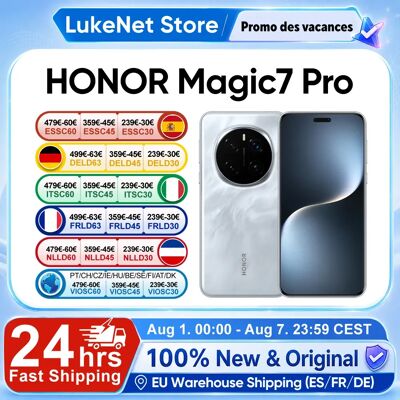 HONOR Magic7 Pro 5G Smartphone Snapdragon 8 Elite 6,8'' 120Hz LTPO-scherm 5270mAh 100W opladen Magic UI 9.0 Gebaseerd op Android 15 12GB 512GB Blue HONOR Magic7 Pro 5G Smartphone Snapdragon 8 Elite 6,8'' 120Hz LTPO-scherm 5270mAh 100W opladen Magic UI 9.0 Gebaseerd op Android 15 12GB 512GB Blue