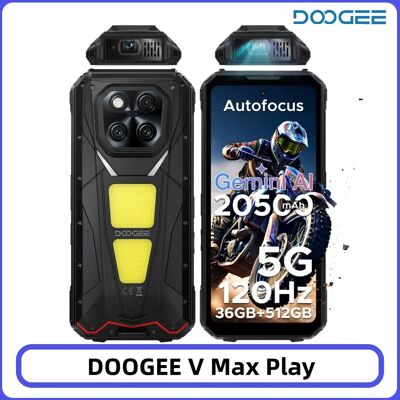 DOOGEE V Max Play-projector Robuuste telefoon 36 GB 512 GB 6,78 "120 Hz Afmeting 7300 200 MP Camera 20500 mAh Dubbele campingverlichting NFC 16GB 512GB Black DOOGEE V Max Play-projector Robuuste telefoon 36 GB 512 GB 6,78 "120 Hz Afmeting 7300 200 MP Camera 20500 mAh Dubbele campingverlichting NFC 16GB 512GB Black