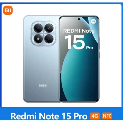 Xiaomi Redmi Note 15 Pro 4G, NFC, Scherm AMOLED FHD van 6,77'', 120 Hz, Camera 200 MP, Batterij van 6500 mAh, IP65 Black Xiaomi Redmi Note 15 Pro 4G, NFC, Scherm AMOLED FHD van 6,77'', 120 Hz, Camera 200 MP, Batterij van 6500 mAh, IP65 Black