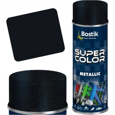 Bostik Universele spray spray 400ml metallic zwart zwart Bostik Universele spray spray 400ml metallic zwart zwart