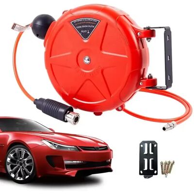OWJHE Nieuwe Luchtslanghaspel 10m Automatische Opwinding Commerciële Haspel Wandmontage Met Draaibare Beugel Snelkoppeling Luchtcompressor Accessoires red OWJHE Nieuwe Luchtslanghaspel 10m Automatische Opwinding Commerciële Haspel Wandmontage Met Draaibare Beugel Snelkoppeling Luchtcompressor Accessoires red