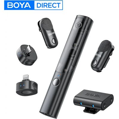 BOYA Magic Professionele Draadloze Lavaliermicrofoon Shotgun/Desktop/Handmicrofoon voor iPhone Android Camera PC Video-opname BOYA Magic-08 BOYA Magic Professionele Draadloze Lavaliermicrofoon Shotgun/Desktop/Handmicrofoon voor iPhone Android Camera PC Video-opname BOYA Magic-08