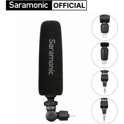 Saramonic Smartmic5 Mini Condensator Plug En Play Microfoon Voor Iphone Android Pc Computer Dslr Camera Streaming Youtube Vlog SmartMic5 Saramonic Smartmic5 Mini Condensator Plug En Play Microfoon Voor Iphone Android Pc Computer Dslr Camera Streaming Youtube Vlog SmartMic5