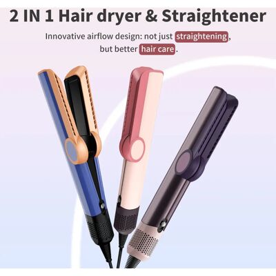 SenCiciMen 2-in-1 föhn en stijltang Dual Heat Negatieve ionen haarstyler voor sneldrogend en rechttrekken Reisvriendelijk thuisgebruik Grijze stijltang SenCiciMen 2-in-1 föhn en stijltang Dual Heat Negatieve ionen haarstyler voor sneldrogend en rechttrekken Reisvriendelijk thuisgebruik Grijze stijltang