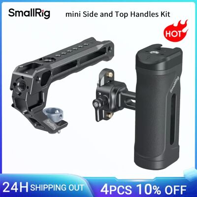 SmallRig Mini Zij- en Bovenhandgreepset met NATO Klem ARRI Bevestigings Bovenhandgreep NATO Rail, Cage Grip voor Sony voor Canon -5949 5949 SmallRig Mini Zij- en Bovenhandgreepset met NATO Klem ARRI Bevestigings Bovenhandgreep NATO Rail, Cage Grip voor Sony voor Canon -5949 5949