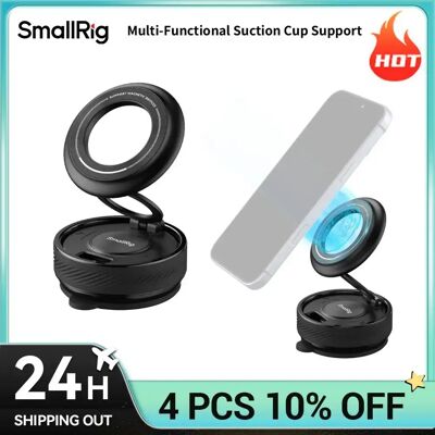 SmallRig Multifunctionele Zuignap Ondersteuning Sterke Houdkracht Veilige Zuighoekverstelling Wasbaar en Herbruikbaar 6061 6061 SmallRig Multifunctionele Zuignap Ondersteuning Sterke Houdkracht Veilige Zuighoekverstelling Wasbaar en Herbruikbaar 6061 6061